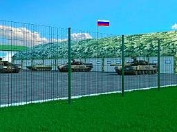 Ограждения для объектов Министерства Обороны и МВД РФ (пог м)