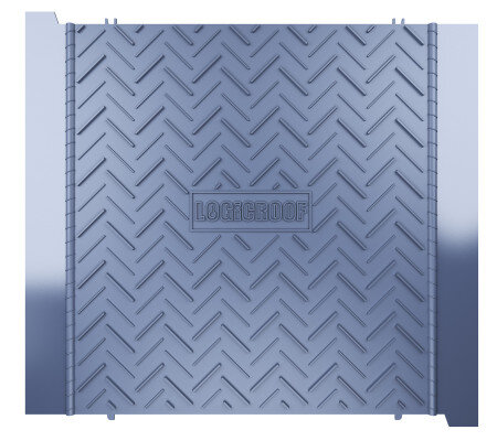 ПВХ Logicroof Walkway Puzzle дорожка серая 0,6*0,6м