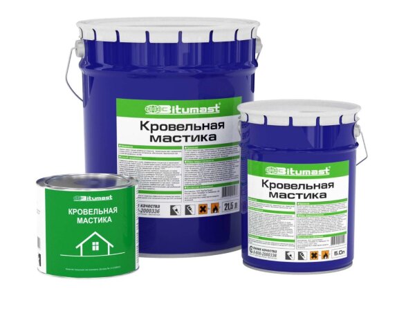 BITUMAST Мастика кровельная (21,5 л / металл)